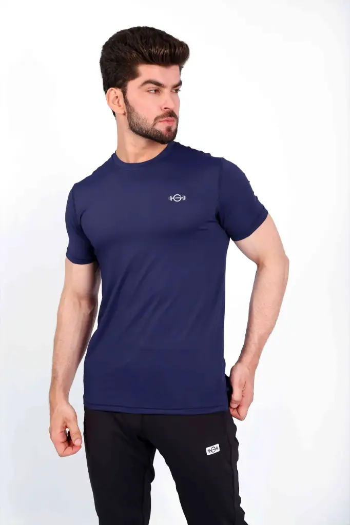 Backpanel T-Shirt | Navy Blue