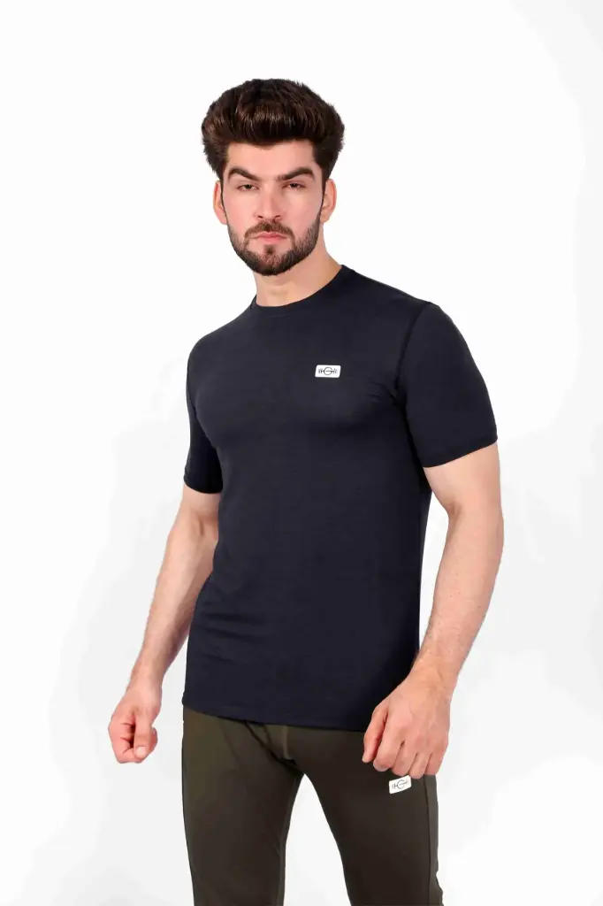 Slub T-Shirt | Charcoal Black