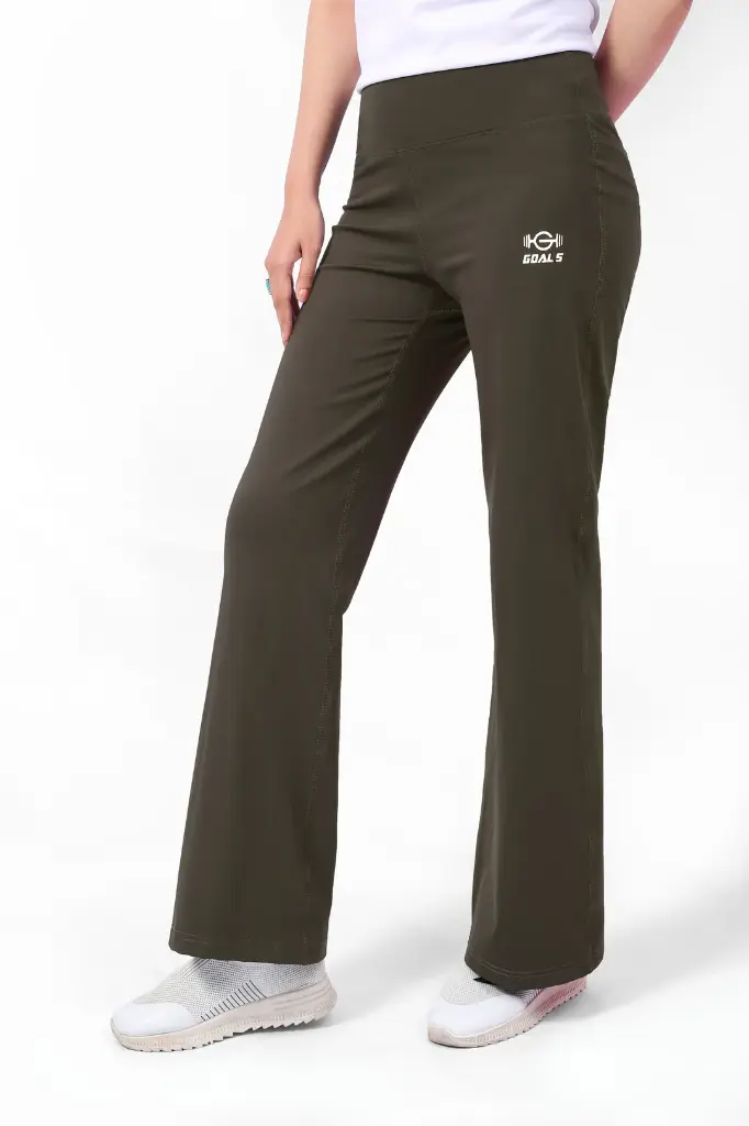 Flared Legging | Olive Green