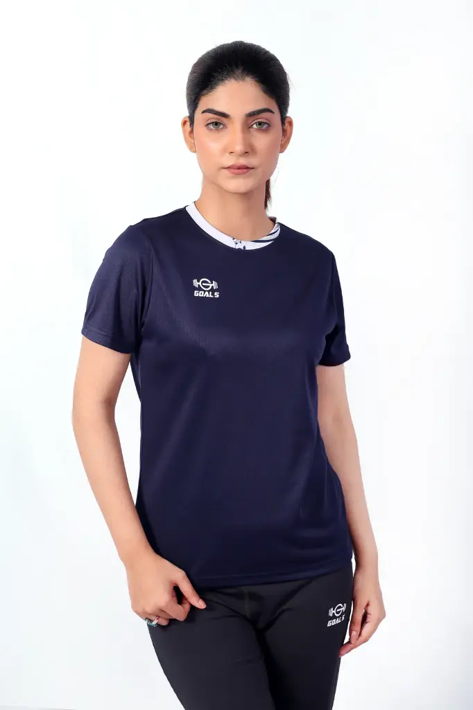 Round Neck T-Shirts | Navy Blue