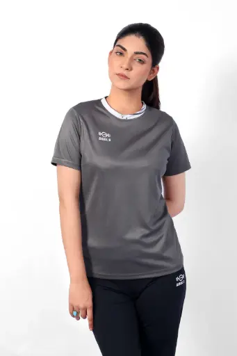 Round Neck T-Shirts | Grey