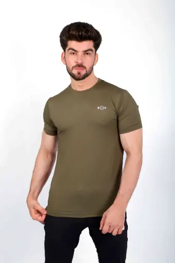 Backpanel T-Shirt | Olive Green